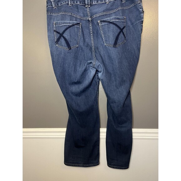 Lane Bryant Jeans Womens 24 Plus Average Blue Distinctly Boot Bootcut Stretch - Picture 7 of 10